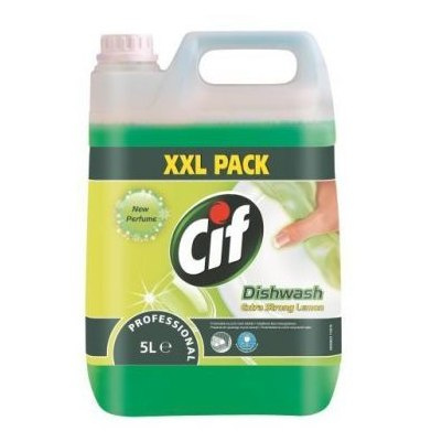 CIF PROFESSIONAL DISHWASH EXTRA STRONG LEMON 5L koncentrat do ręcznego mycia naczyń CIF PROFESSIONAL DISHWASH EXTRA STRONG LEMON 5L koncentrat do ręcznego mycia naczyń