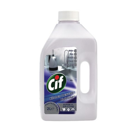 CIF PROFESSIONAL KITCHEN DESCALER 2L kwasowy preparat przeznaczony do okresowego usuwania kamienia z wyposażenia i sprzętu kuche CIF PROFESSIONAL KITCHEN DESCALER 2L kwasowy preparat przeznaczony do okresowego usuwania kamienia z wyposażenia i sprzętu kuche
