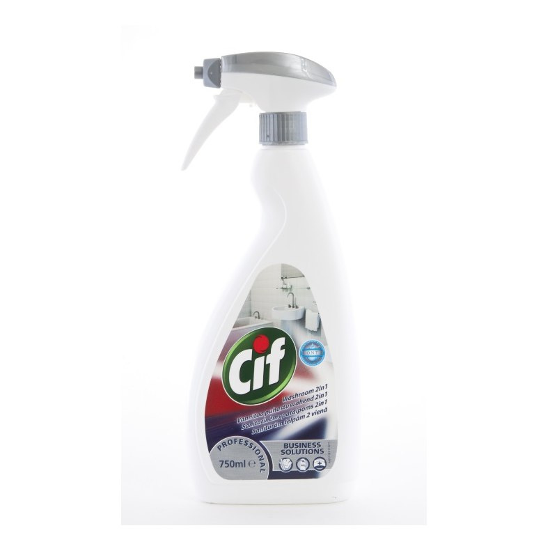 CIF PROFESSIONAL WASHROOM 2in1 Business Solutions 0,75L preparat do usuwania zabrudzerń z powierzchni łazienkowych