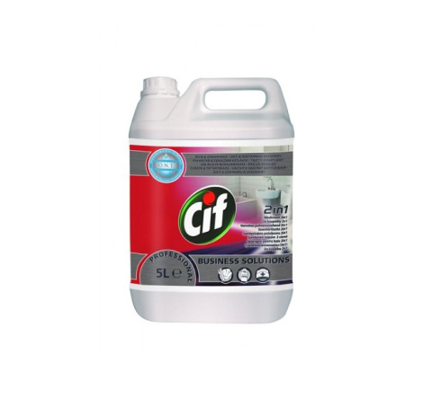 CIF PROFESSIONAL WASHROOM 2in1 Business Solutions 5L skoncentrowany preparat do usuwania zabrudzeń z powierzchni łazienkowych CIF PROFESSIONAL WASHROOM 2in1 Business Solutions 5L skoncentrowany preparat do usuwania zabrudzeń z powierzchni łazienkowych