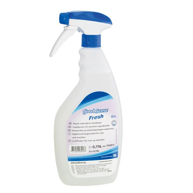 GOOD SENSE FRESH 750ML neutralizacja nieprzyjemnych zapachów z tkanin i mebli bez plam GOOD SENSE FRESH 750ML neutralizacja nieprzyjemnych zapachów z tkanin i mebli bez plam
