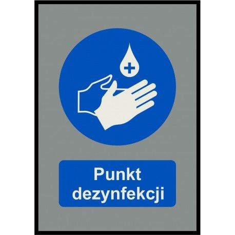 punkt dezynfekcji 85x120 punkt dezynfekcji 85x120