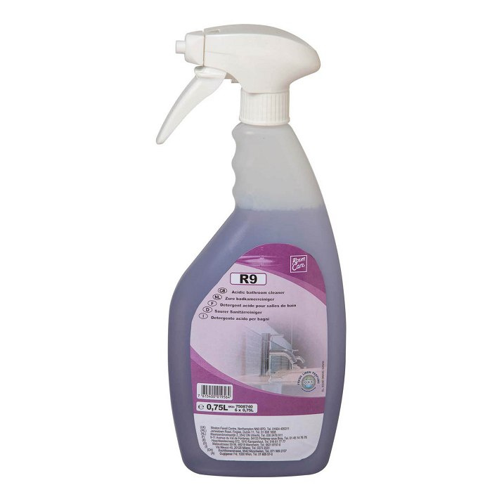 ROOM CARE R9 750ML kwasowy preparat do czyszczenia łazienek ROOM CARE R9 750ML kwasowy preparat do czyszczenia łazienek