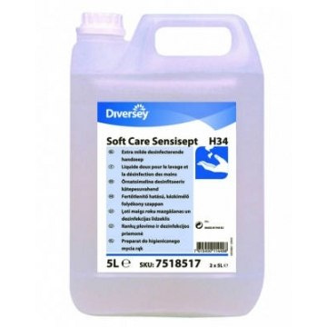SOFT CARE SENSISEPT H34 5L antybakteryjny preparat 3 w 1 do higienicznego mycia rąk SOFT CARE SENSISEPT H34 5L antybakteryjny preparat 3 w 1 do higienicznego mycia rąk