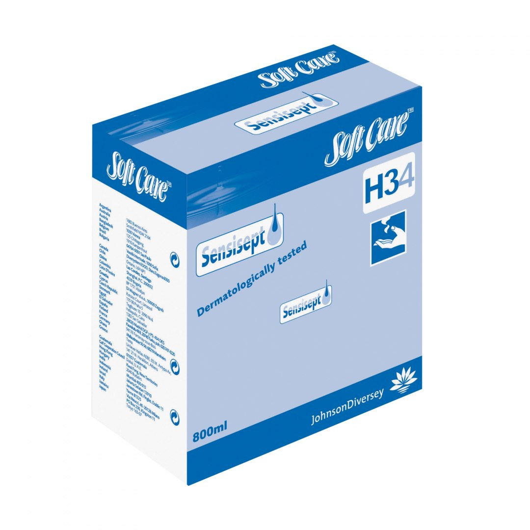 SOFT CARE SENSISEPT H34 800ML antybakteryjny preparat 3 w 1 do higienicznego mycia rąk SOFT CARE SENSISEPT H34 800ML antybakteryjny preparat 3 w 1 do higienicznego mycia rąk