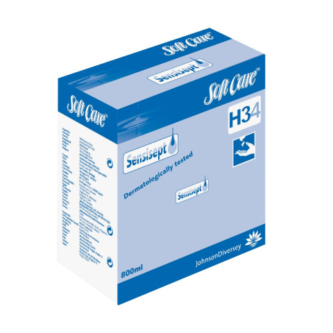 SOFT CARE SENSISEPT H34 800ML antybakteryjny preparat 3 w 1 do higienicznego mycia rąk SOFT CARE SENSISEPT H34 800ML antybakteryjny preparat 3 w 1 do higienicznego mycia rąk