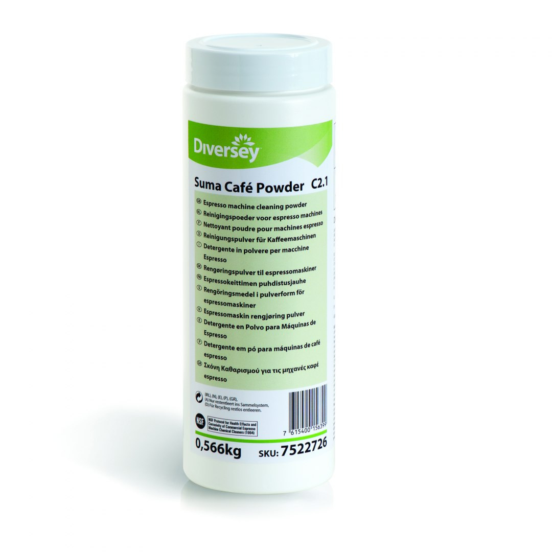 SUMA CAFE POWDER C2.1 0,566KG preparat proszkowy do czyszczenia kolb w ekspresach do kawy oraz namaczania SUMA CAFE POWDER C2.1 0,566KG preparat proszkowy do czyszczenia kolb w ekspresach do kawy oraz namaczania