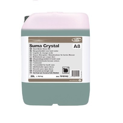 SUMA CRYSTAL A8 20L kwasowy preparat do płukania naczyń SUMA CRYSTAL A8 20L kwasowy preparat do płukania naczyń