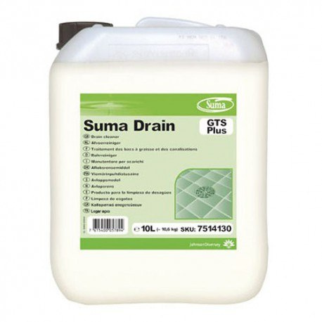 SUMA DRAIN GTS PLUS 10L preparat do udrożniania kanalizacji SUMA DRAIN GTS PLUS 10L preparat do udrożniania kanalizacji
