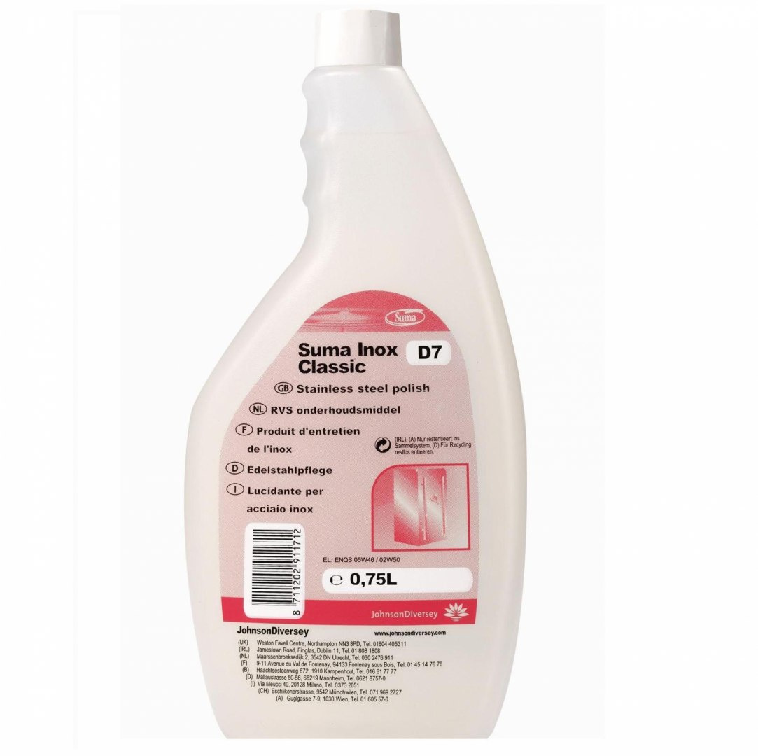 SUMA INOX CLASSIC D7 750ML preparat do polerowania i zabezpieczania stali nierdzewnej SUMA INOX CLASSIC D7 750ML preparat do polerowania i zabezpieczania stali nierdzewnej