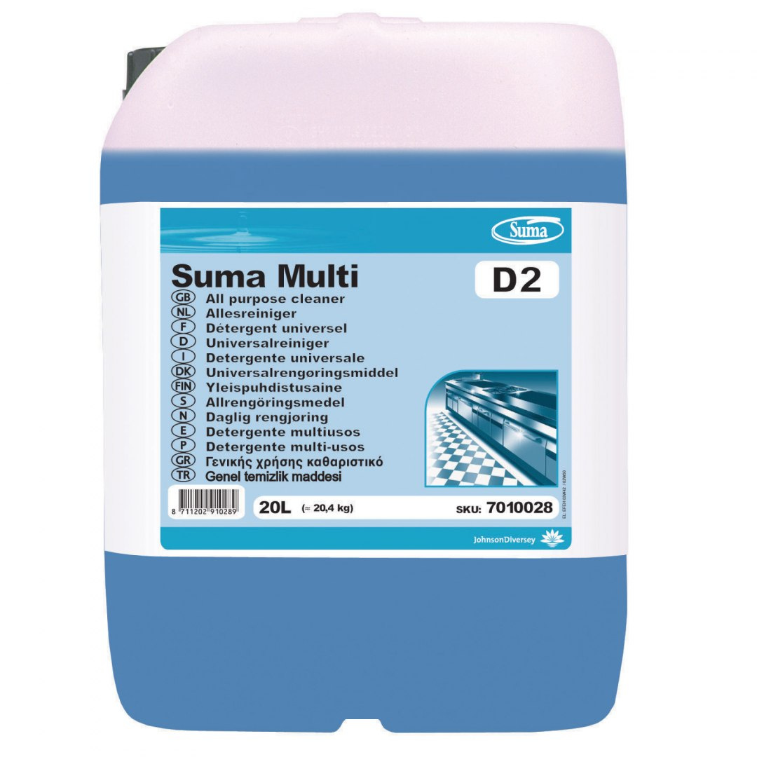 SUMA MULTI D2 20L uniwersalny preparat myjący SUMA MULTI D2 20L uniwersalny preparat myjący