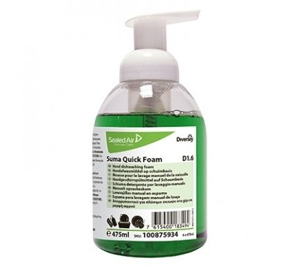 SUMA QUICK FOAM D1.6 475ml bardzo wydajny płyn do naczyń w pianie SUMA QUICK FOAM D1.6 475ml bardzo wydajny płyn do naczyń w pianie