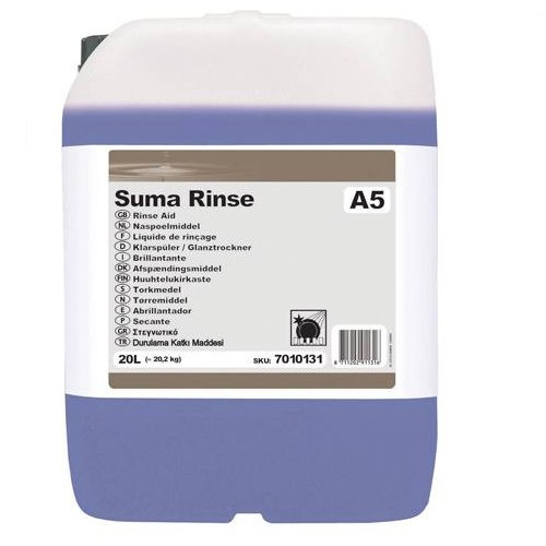 SUMA RINSE A5 20L preparat do płukania naczyń SUMA RINSE A5 20L preparat do płukania naczyń