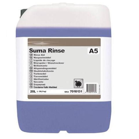 SUMA RINSE A5 20L preparat do płukania naczyń SUMA RINSE A5 20L preparat do płukania naczyń