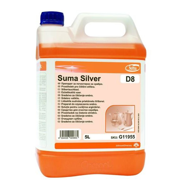 SUMA SILVER D8 5L preparat do czyszczenia srebra SUMA SILVER D8 5L preparat do czyszczenia srebra