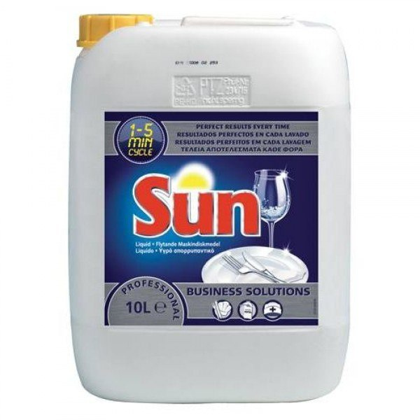 SUN PROFESSIONAL LIQUID 10L płyn do maszynowego mycia naczyń SUN PROFESSIONAL LIQUID 10L płyn do maszynowego mycia naczyń