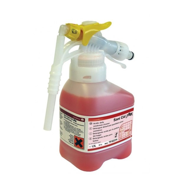 TASKI SANI CID J-FLEX 1,5L kwasowy preparat do codziennego mycia toalet TASKI SANI CID J-FLEX 1,5L kwasowy preparat do codziennego mycia toalet