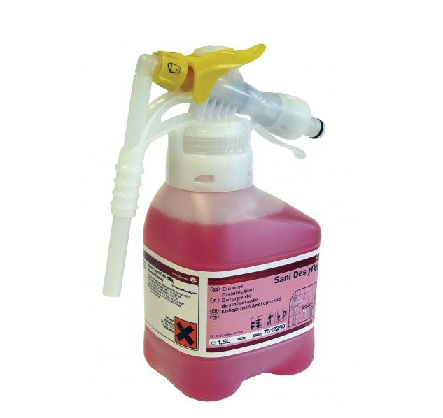 TASKI SANI DES J-FLEX 1,5L płyn do czyszczenia i dezynfekcji toalet i innych sanitariatów TASKI SANI DES J-FLEX 1,5L płyn do czyszczenia i dezynfekcji toalet i innych sanitariatów
