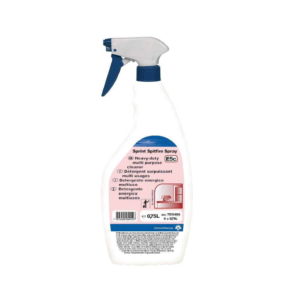 TASKI SPRINT SPITFIRE 750ML doskonały do czyszczenia plastików, ram okiennych TASKI SPRINT SPITFIRE 750ML doskonały do czyszczenia plastików, ram okiennych