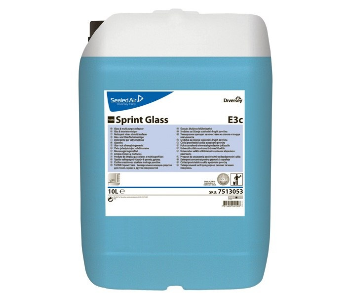 TASKI Sprint Glass E3c 10L płyn do czyszczenia szkła i innych wodoodpornych powierzchni TASKI Sprint Glass E3c 10L płyn do czyszczenia szkła i innych wodoodpornych powierzchni