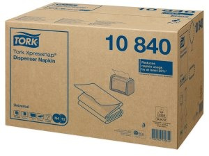 Tork 10840 Xpressnap® biała serwetka dyspenserowa Tork 10840 Xpressnap® biała serwetka dyspenserowa