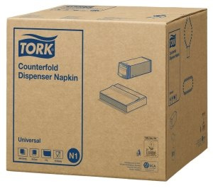Tork 10905 biała serwetka dyspenserowa- do dozownika Tork 10905 biała serwetka dyspenserowa- do dozownika